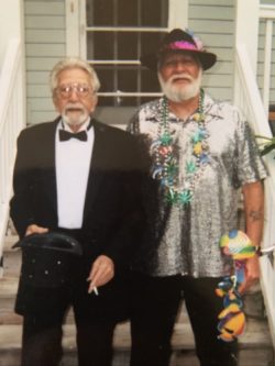 The guy with the tuxedo captain Tony mayor of Key West at the time the guy next to him jersey Lou we still don’t know what his job was there’s a whole chapter on these two guys just this one month.