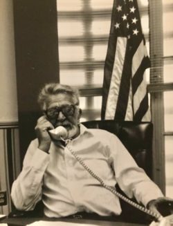 This is my grandfather Captain Tony somehow they elected him mayor in 1989 the key west I took this photo of him in his office I just got a tip about a horse At the Meadowlands racetrack in Jersey my grandfather made a call right away he said put 2000 down on bountiful morning to win in the fifth we will hit that day