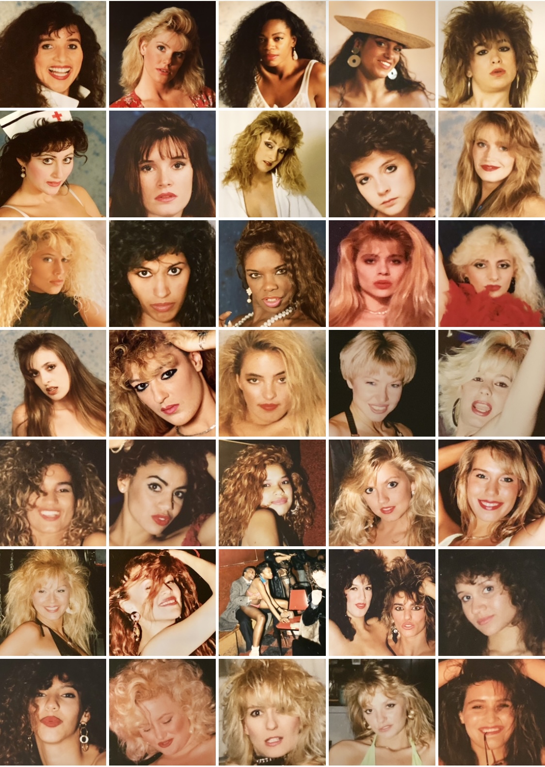 35 exotic dancers I published in 1989 also did their portfolios in my studio that year nude and semi nude it was my first year in the business I am eventually tripled those numbers in the 90s